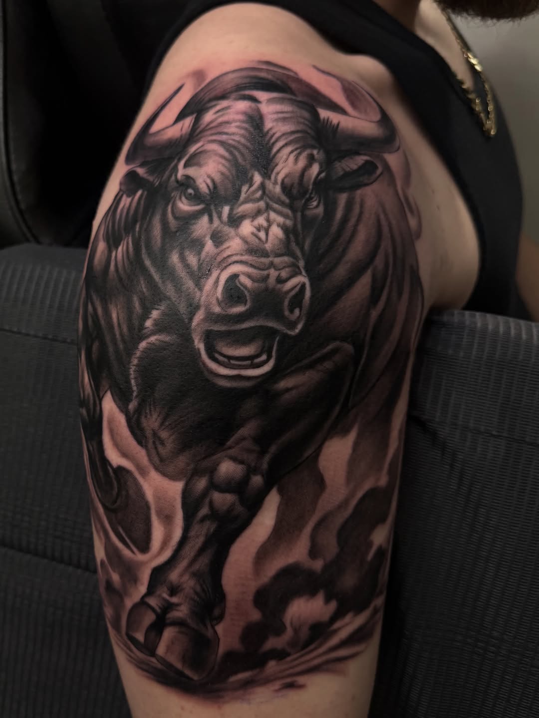 Tattoo by @eddiesart โ realism, black_and_grey