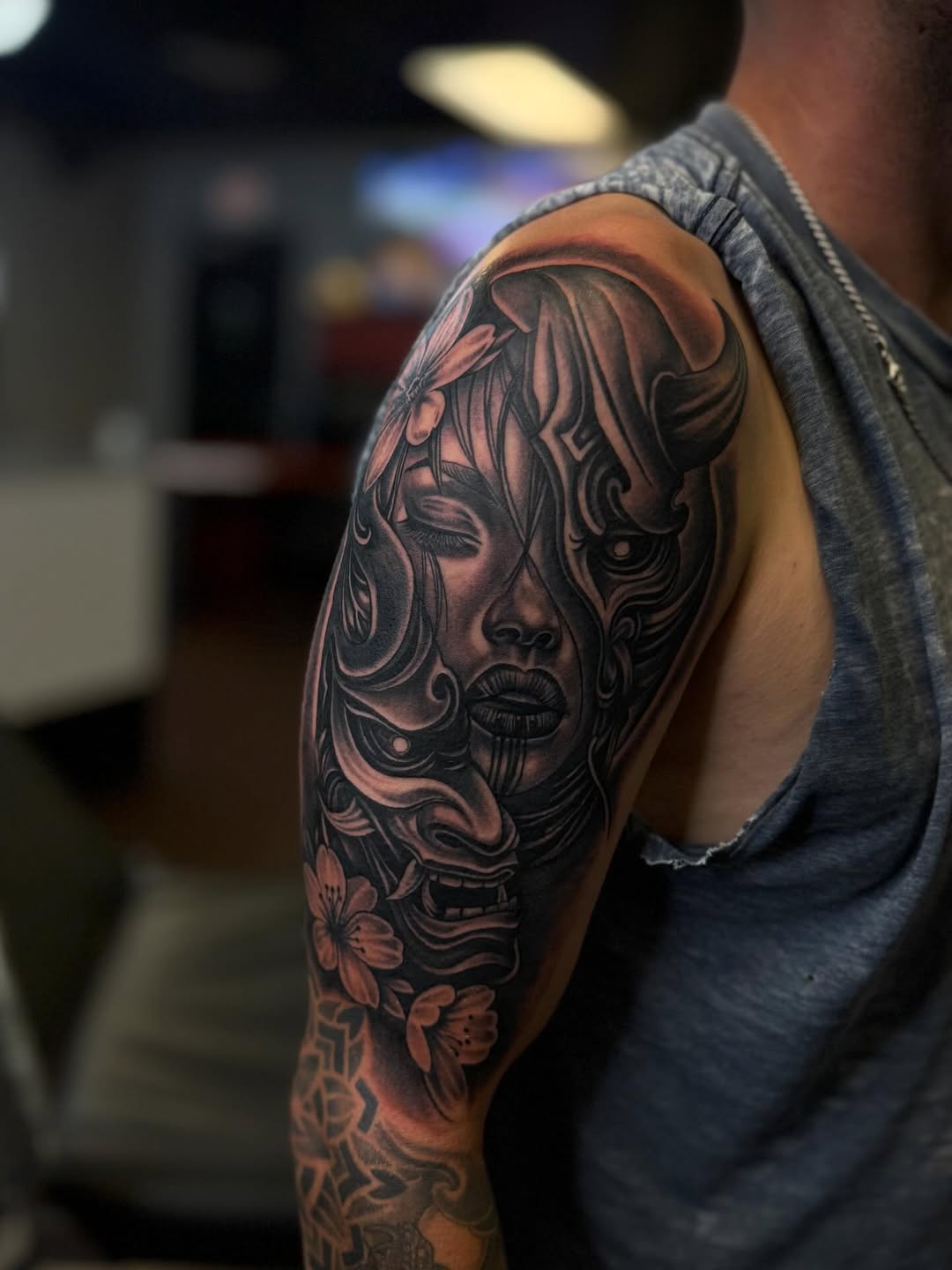 Tattoo by @mcglonetattoos — black_and_grey, realism