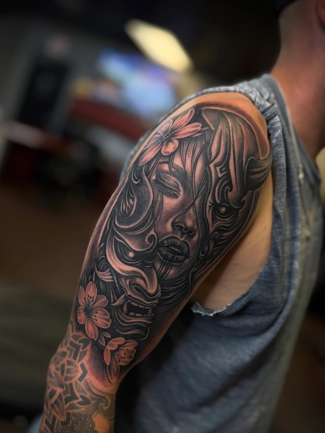 Tattoo by @mcglonetattoos — black_and_grey, realism