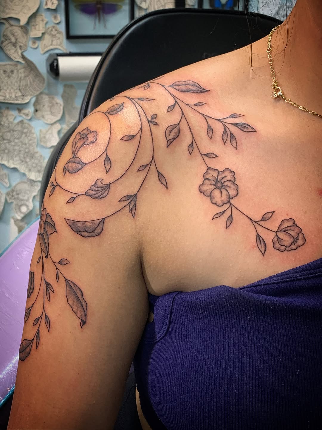 Tattoo by @laura.jade.tattoos β fine_line, illustrative