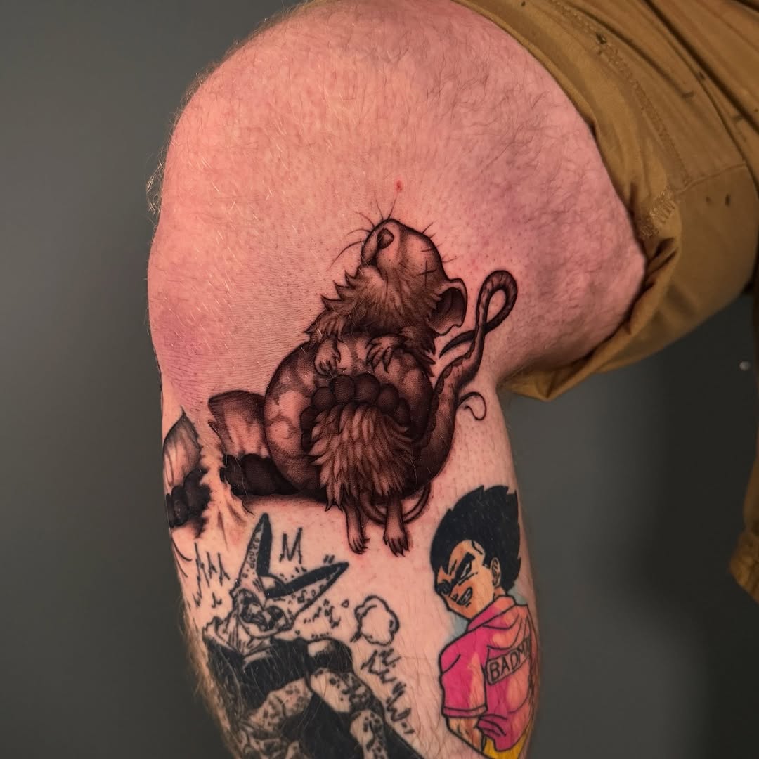 Tattoo by @transtamp — black_and_grey