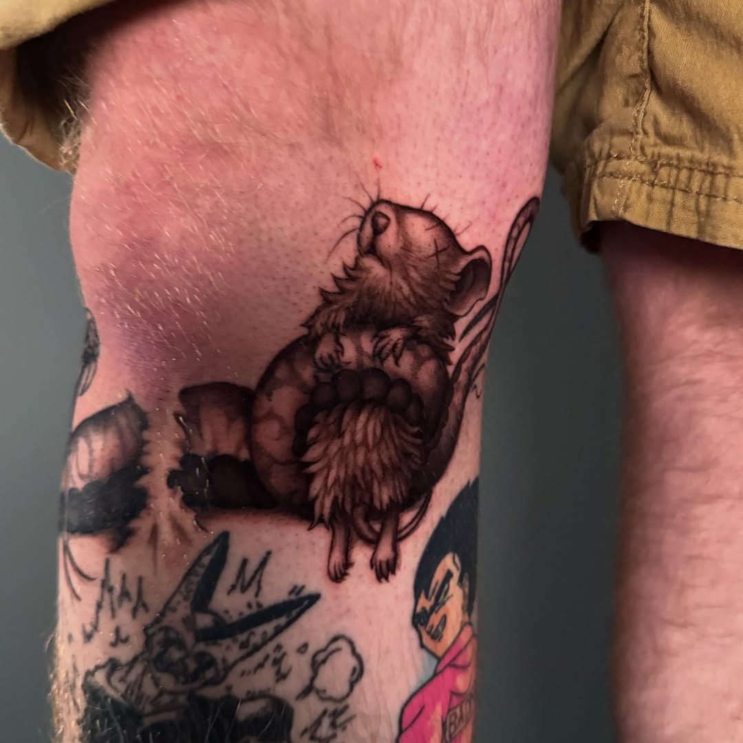 Tattoo by @transtamp — realism, black_and_grey