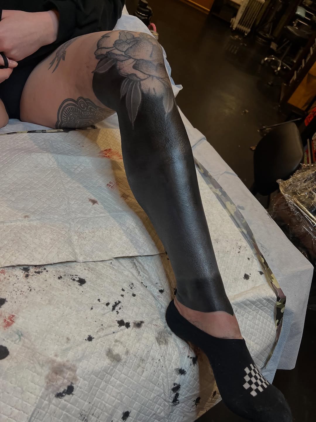 Tattoo by @joncrooktattoo โ blackwork