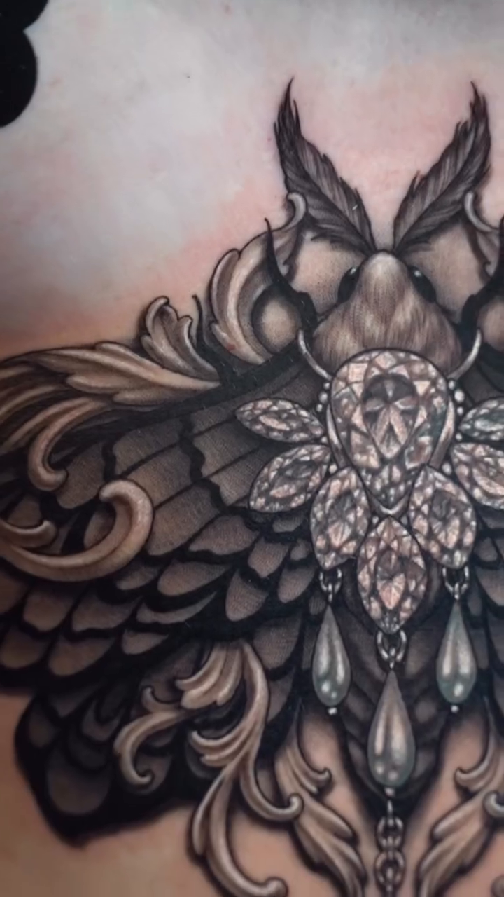 Tattoo by @nikkisimpsontattoos โ black_and_grey, ornamental