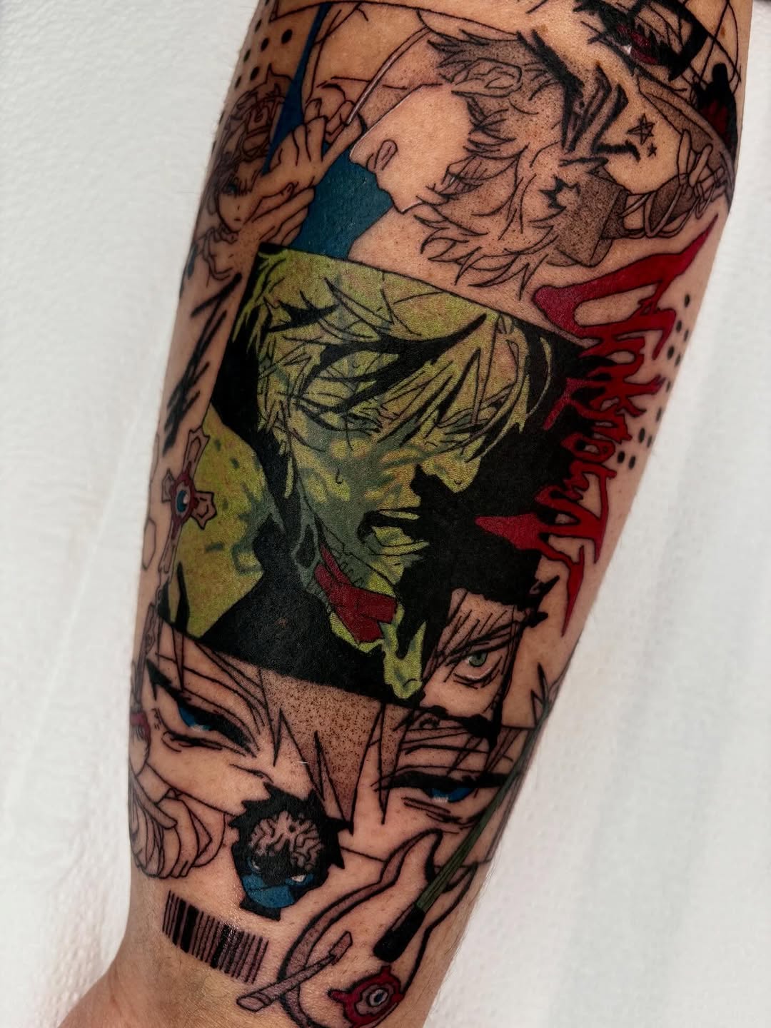 Tattoo by @chuuyainks — anime