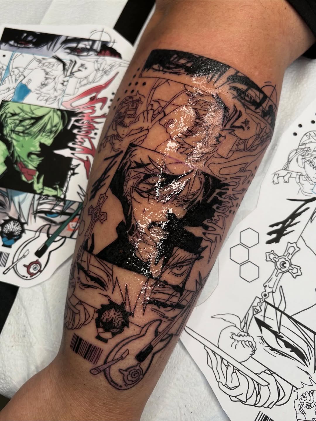Tattoo by @chuuyainks — anime