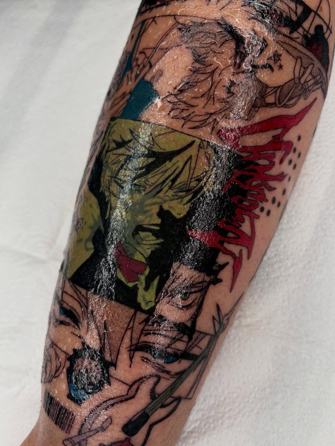 Tattoo by @chuuyainks — anime