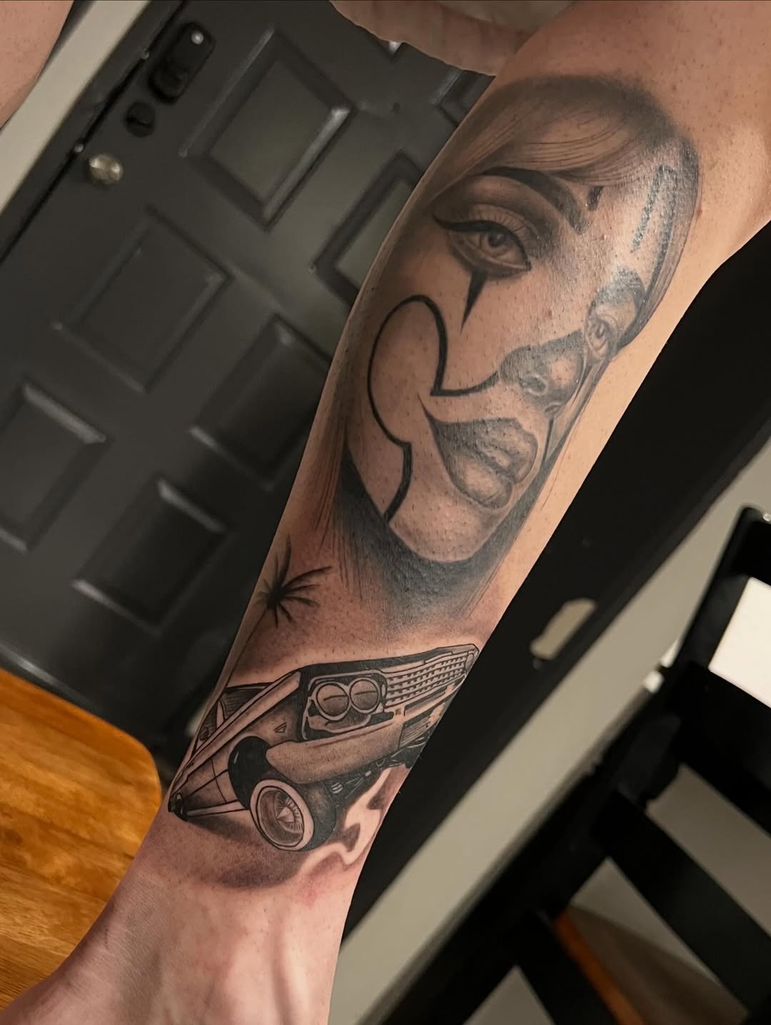 Tattoo by @inkbydevin_ โ black_and_grey, realism