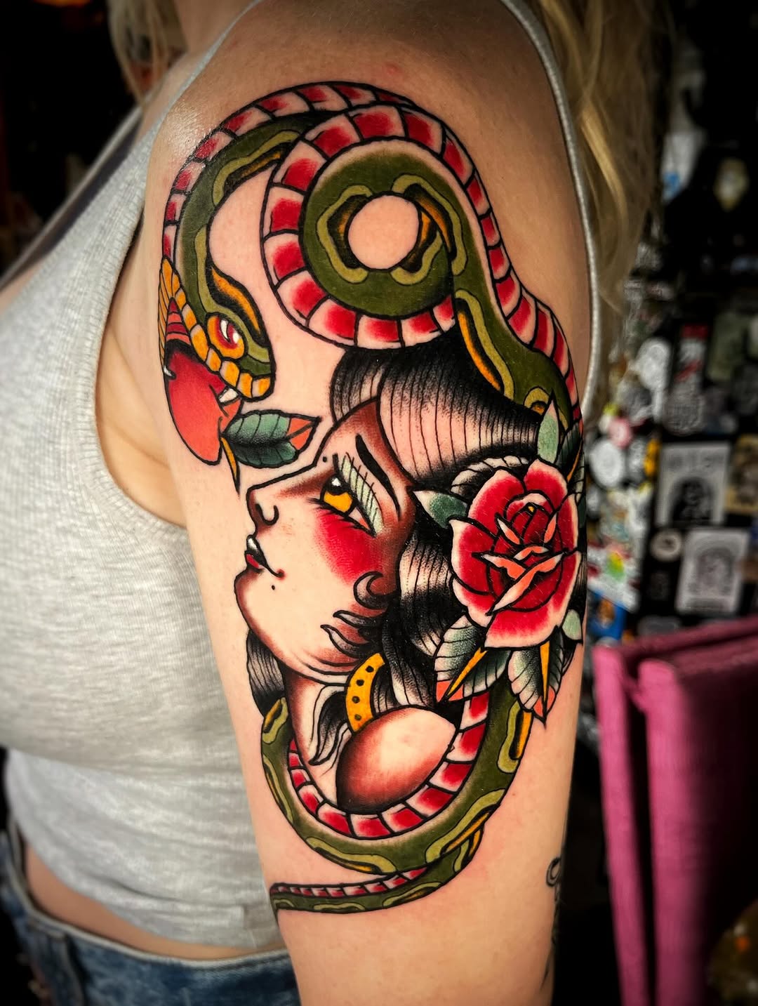 Tattoo by @gilly_gonzo — american_traditional, neo_traditional