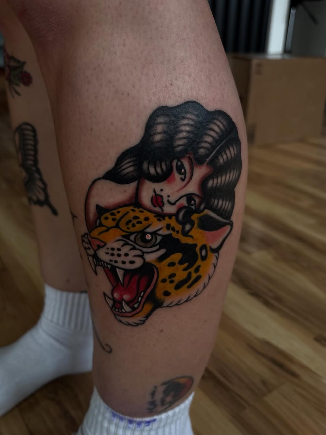 Tattoo by @pembrlily — american_traditional