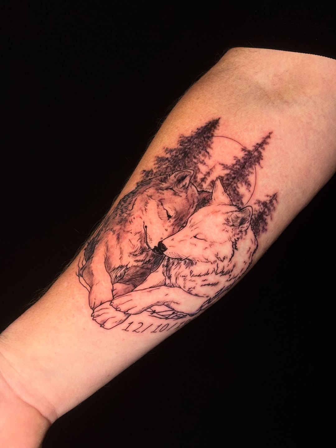 Tattoo by @songsparrowink — black_and_grey, realism