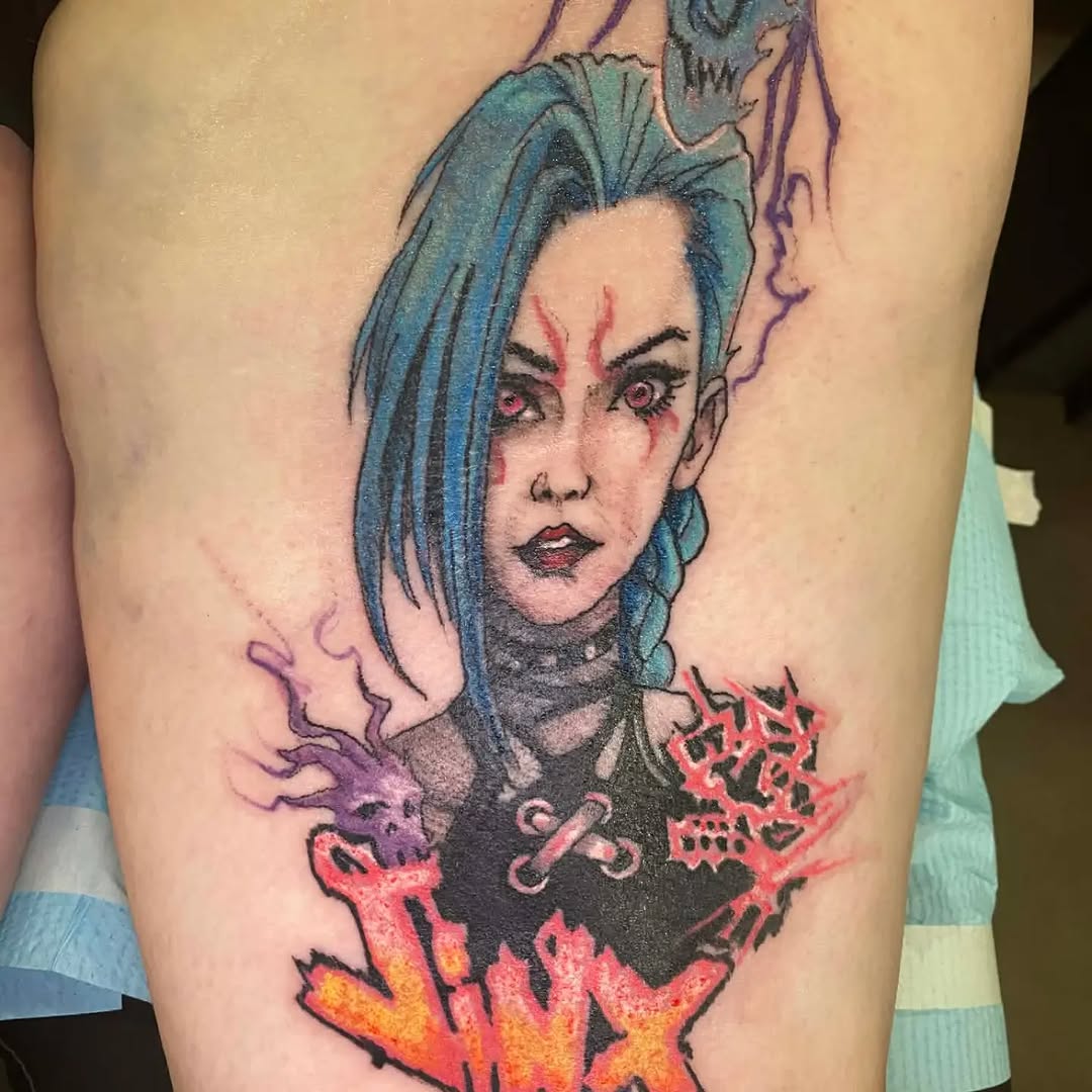 Tattoo by @lucast48 — anime, trash_polka