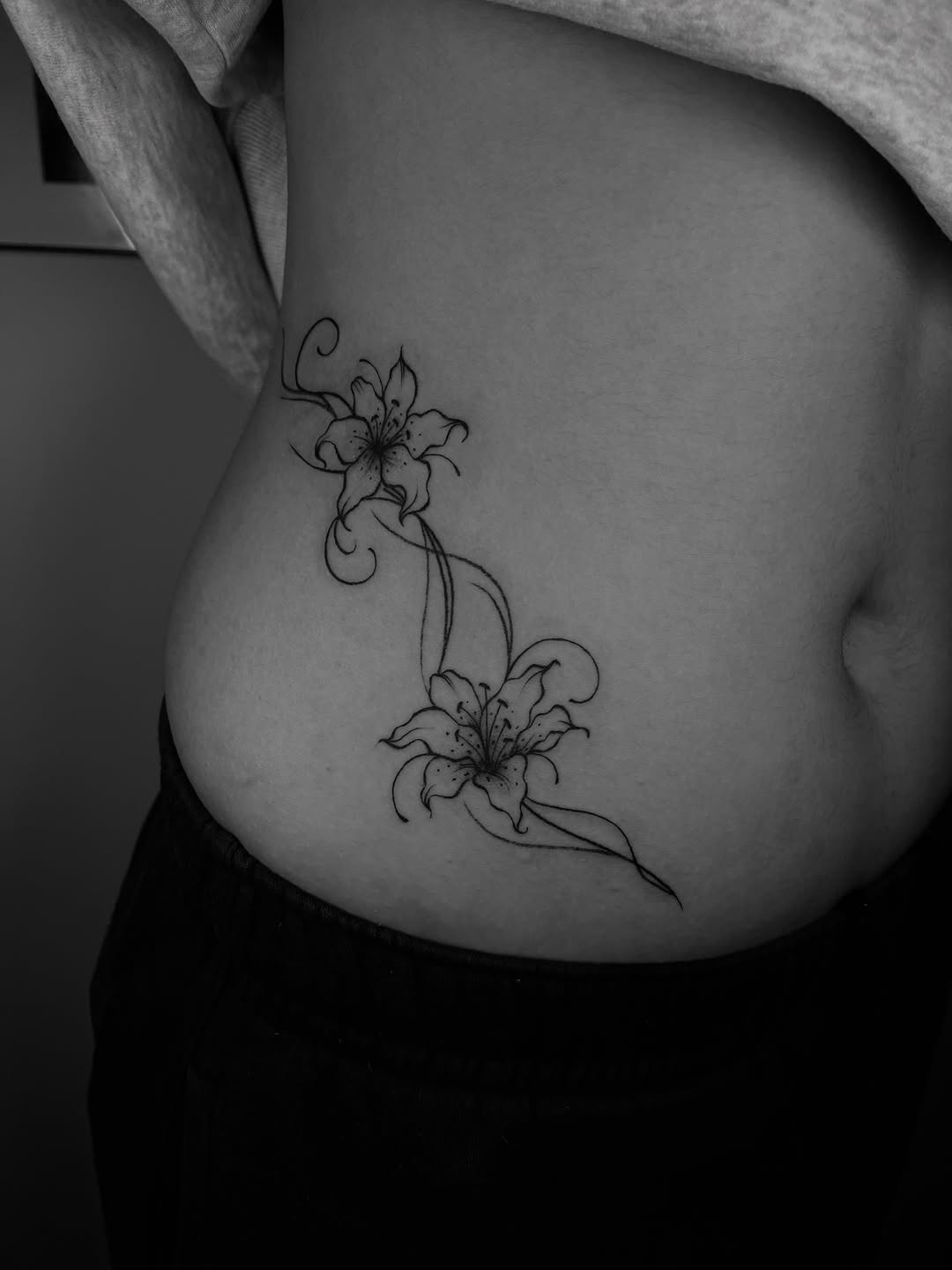 Tattoo by @inkby.isa — fine_line, black_and_grey