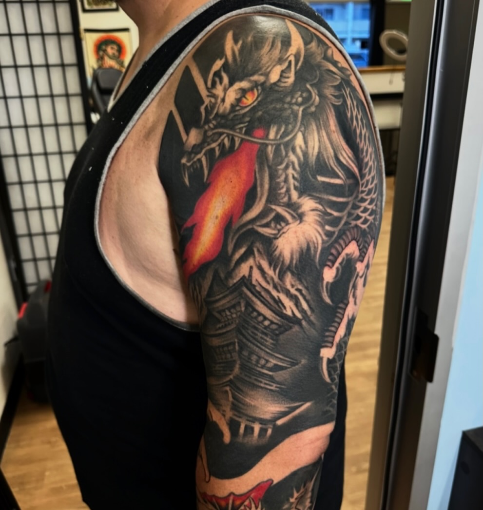 Tattoo by @hollee.ink — japanese_irezumi, realism
