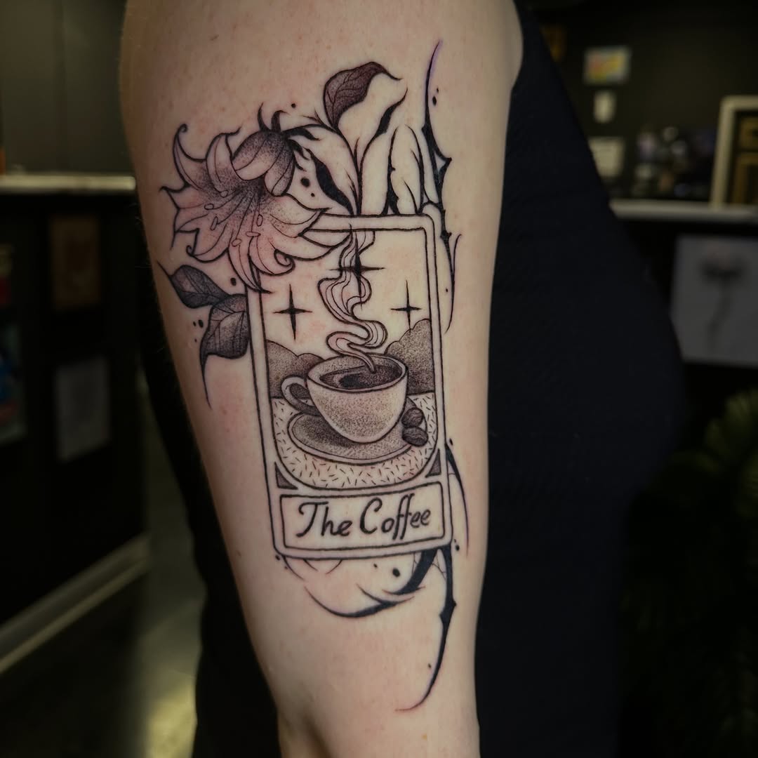 Tattoo by @hardtatz โ fine_line, black_and_grey