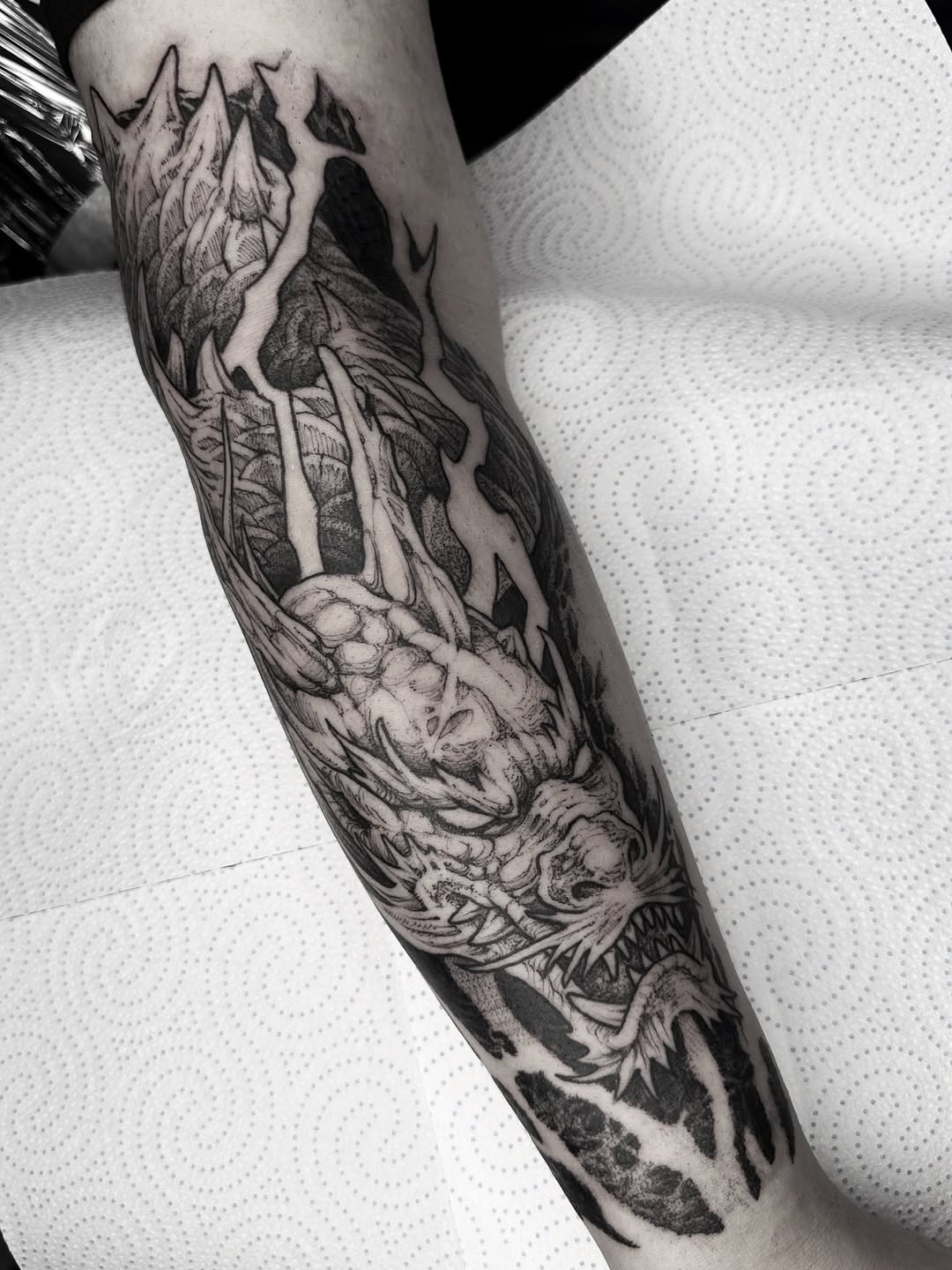 Tattoo by @panyvinoo โ black_and_grey, illustrative