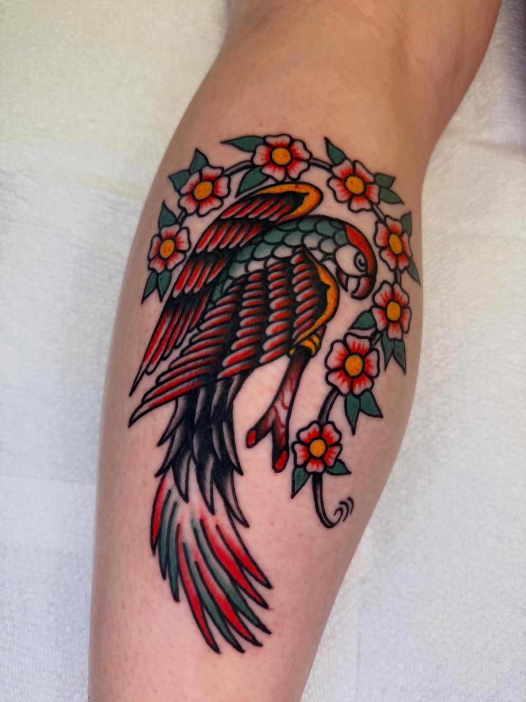 Tattoo by @babyjesus_tattoos — american_traditional, illustrative