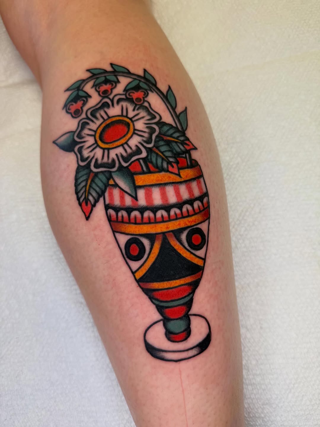 Tattoo by @babyjesus_tattoos — american_traditional, illustrative