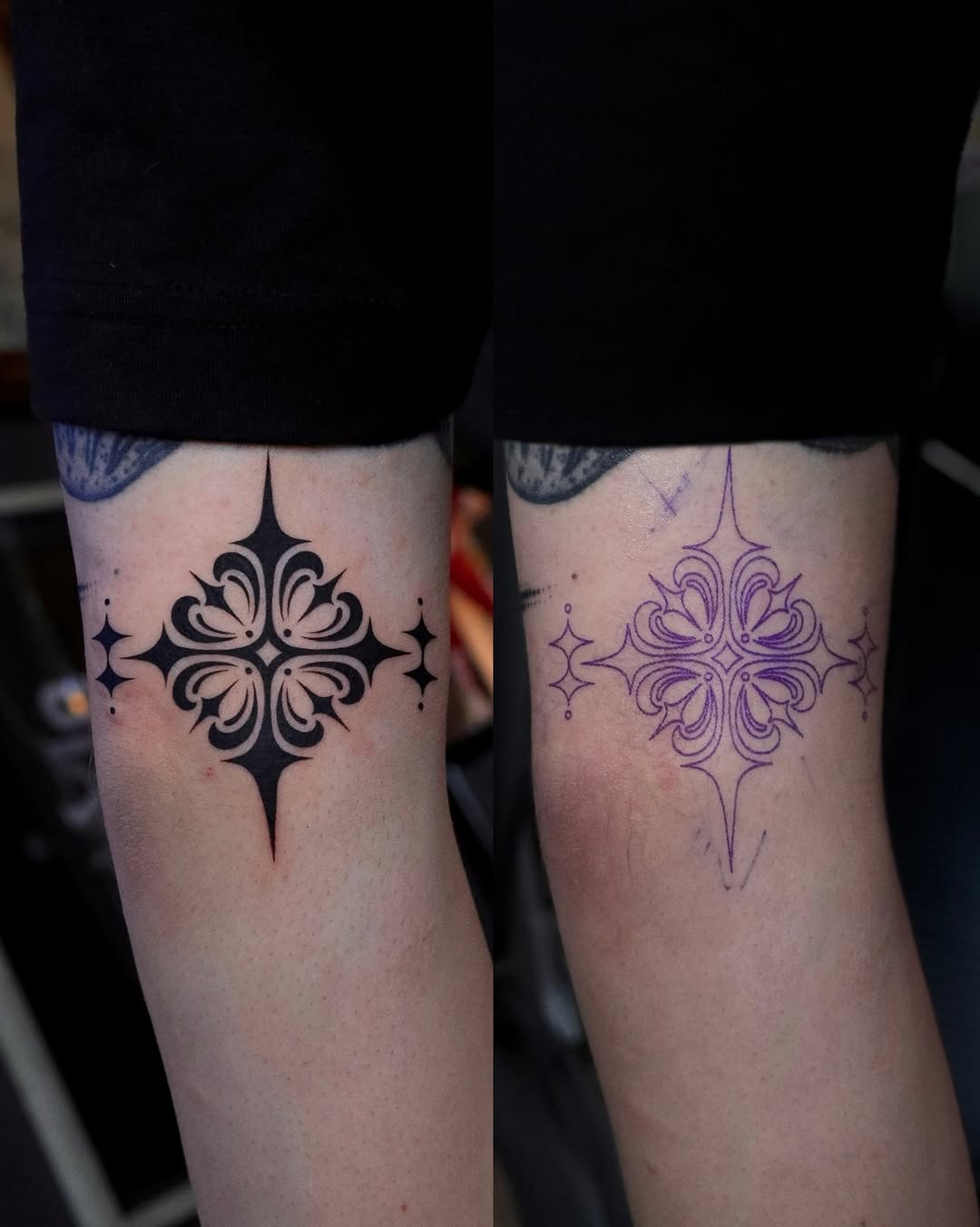 Tattoo by @2zzinzzin_ — blackwork, ornamental