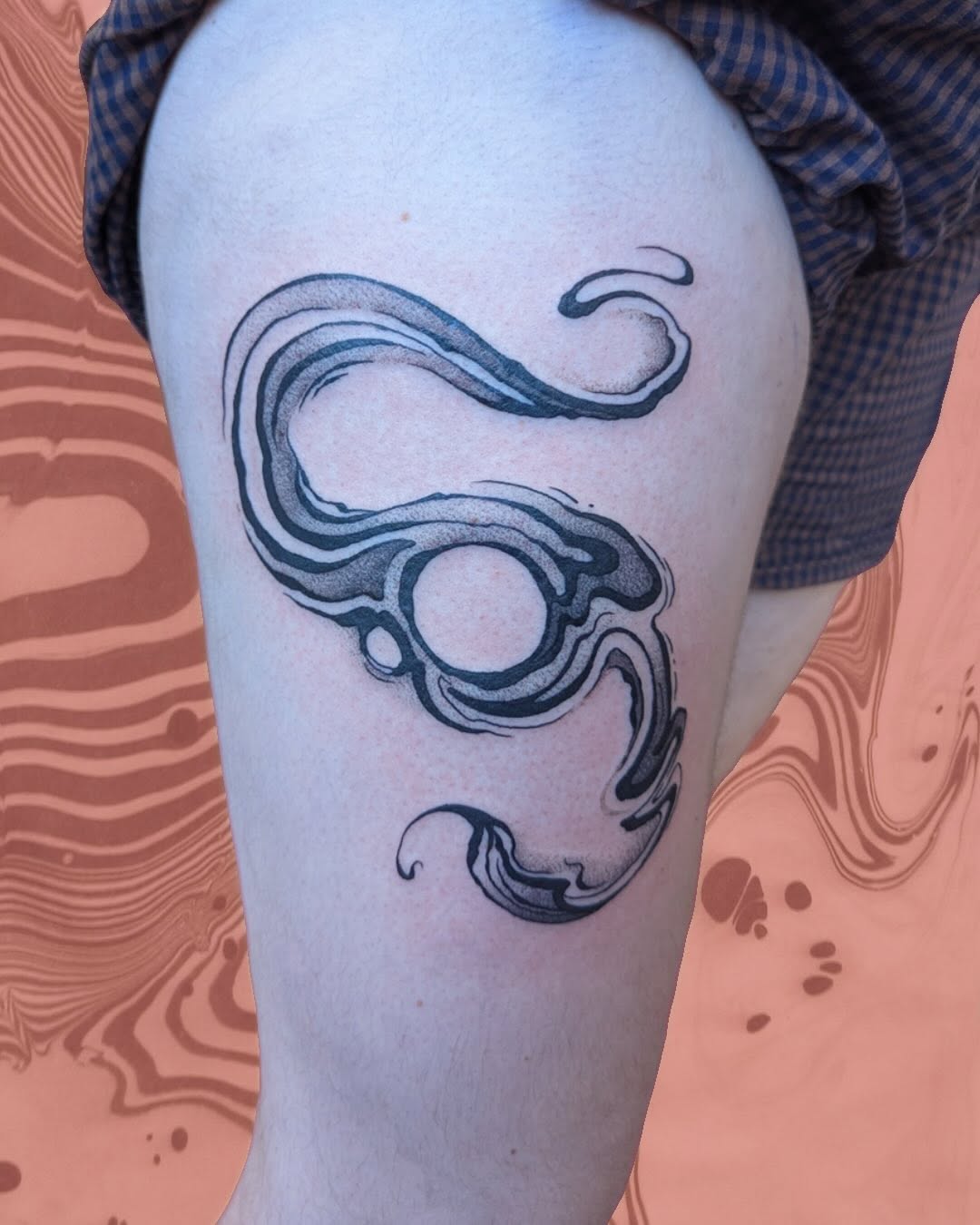 Tattoo by @lepus_tattoos — black_and_grey, ornamental