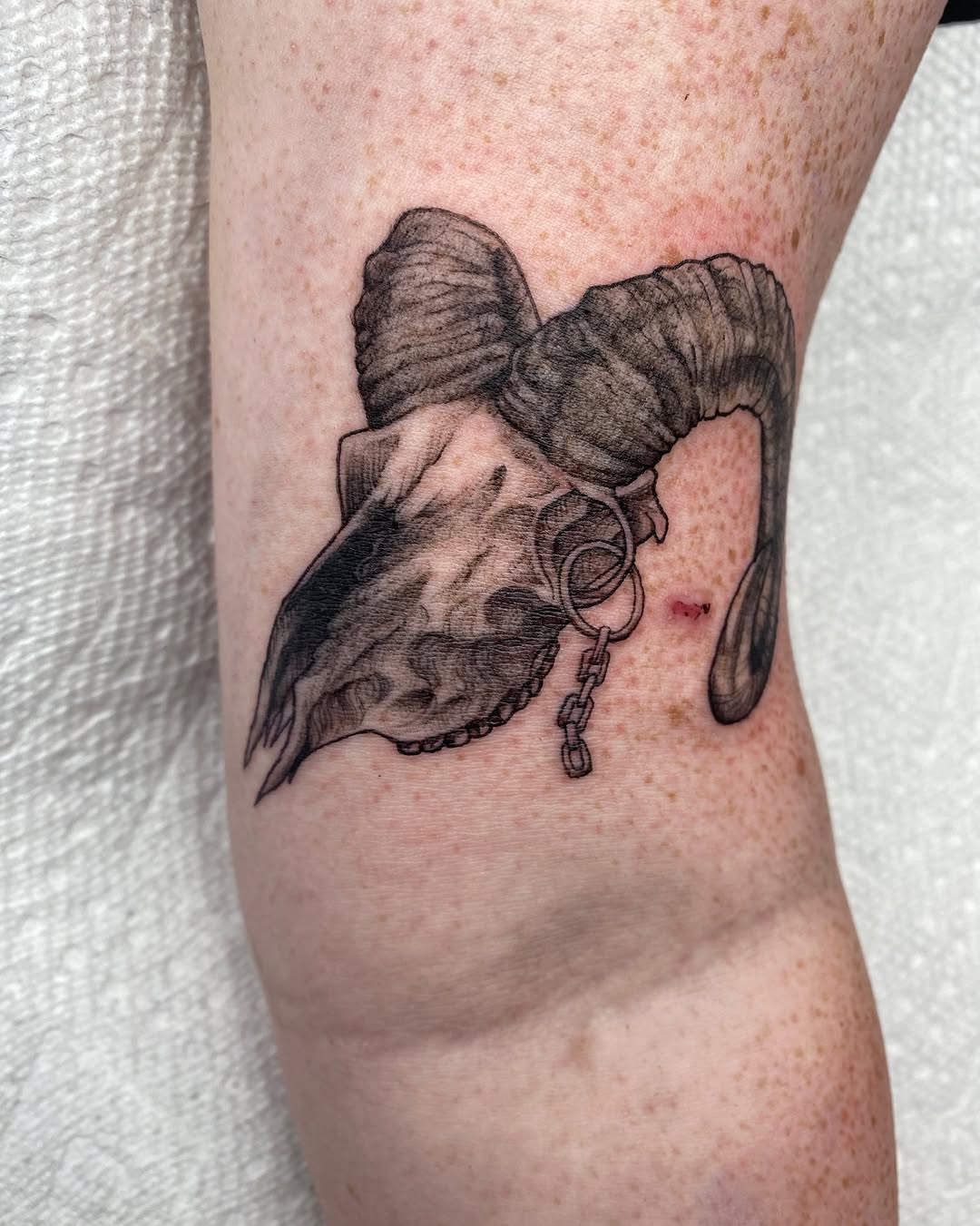 Tattoo by @krookedtattoos โ realism, black_and_grey