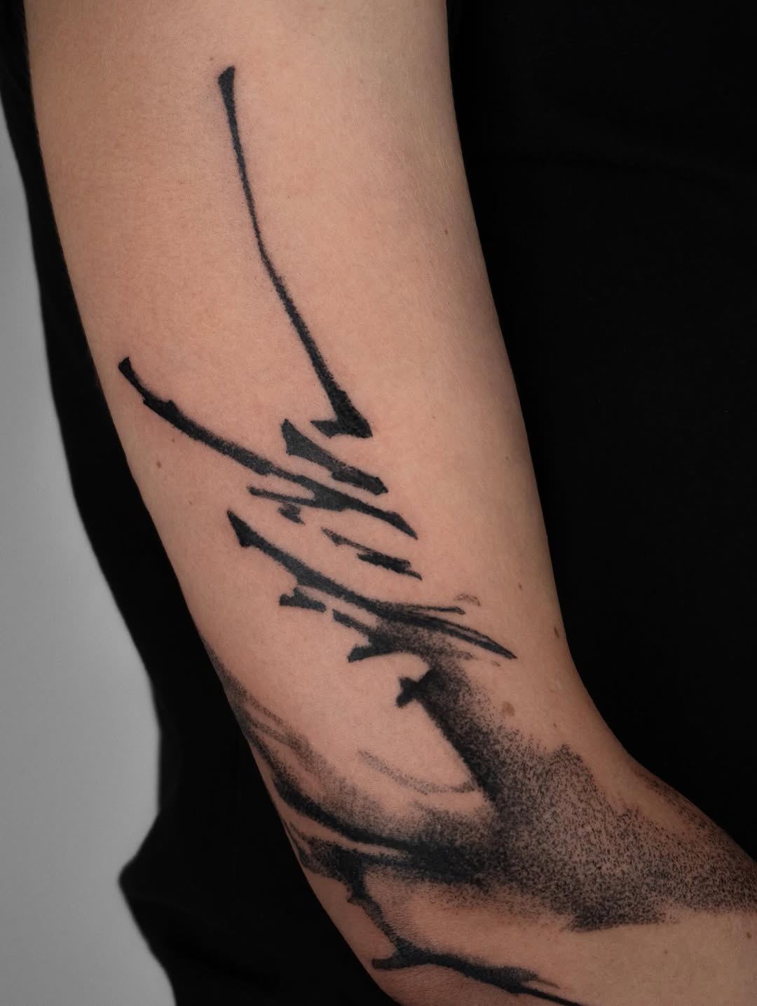Tattoo by @pietromoleti — blackwork