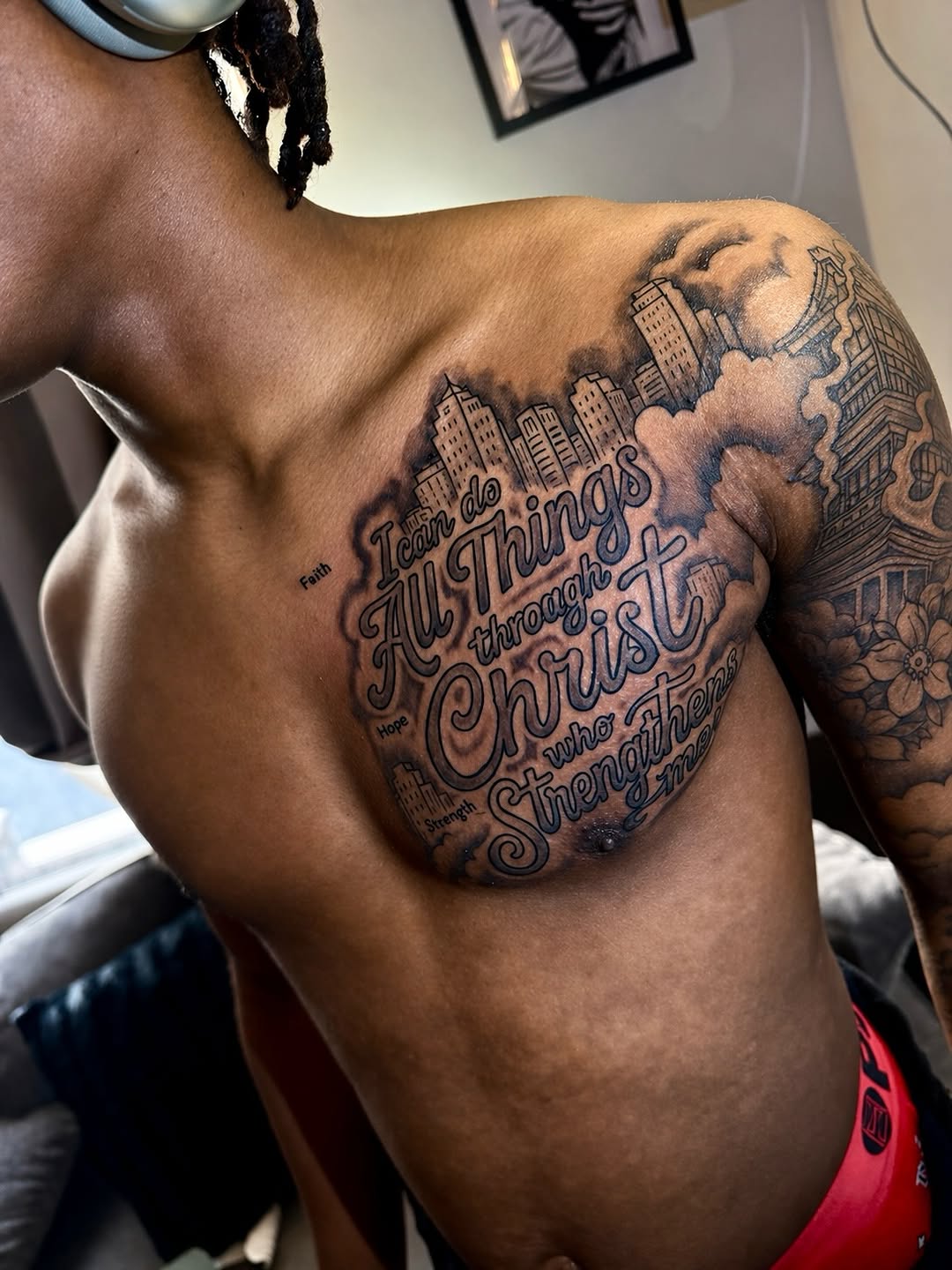 Tattoo by @inkbyjayye β lettering_script, black_and_grey