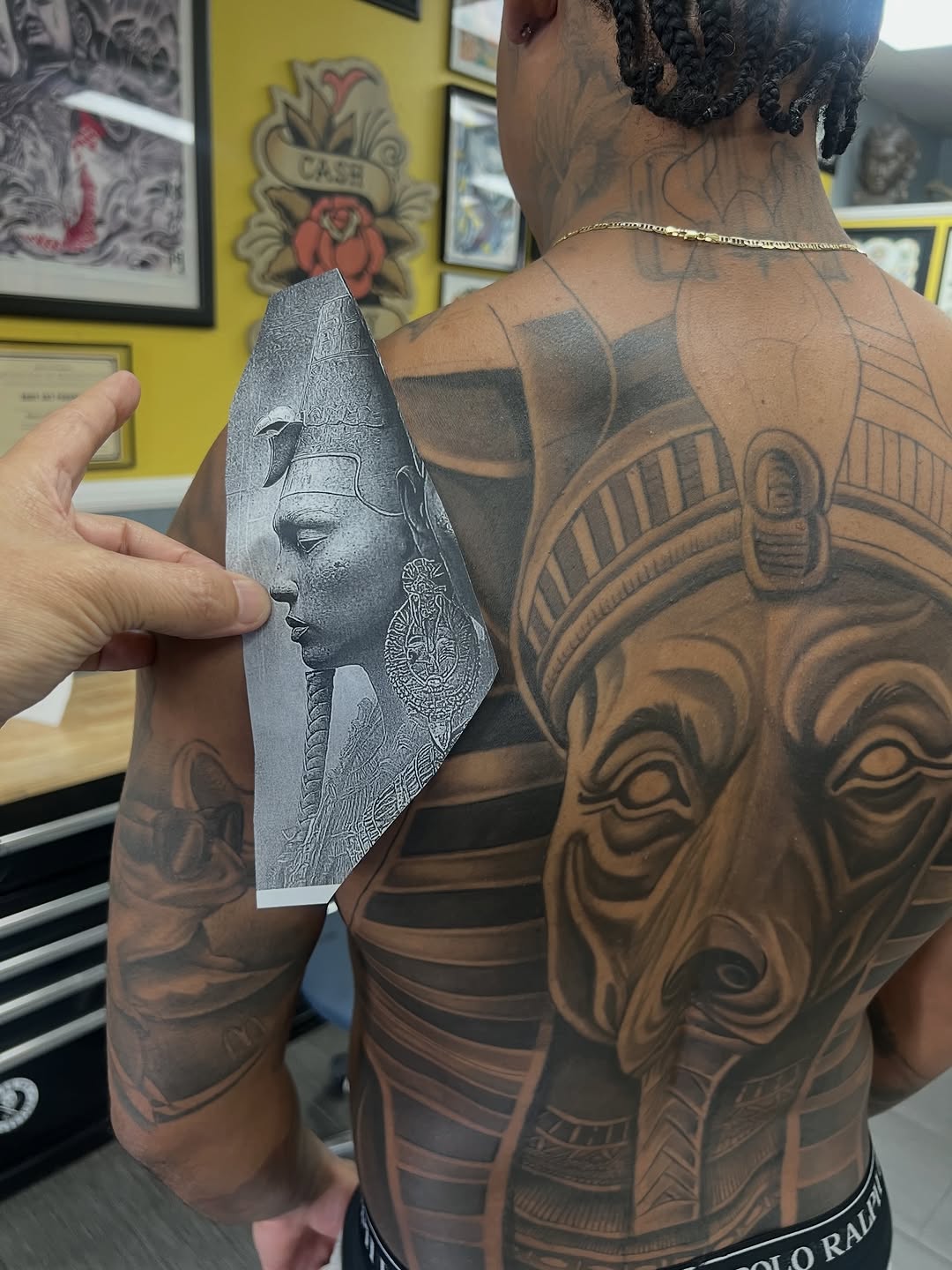 Tattoo by @vondr4e — black_and_grey, realism