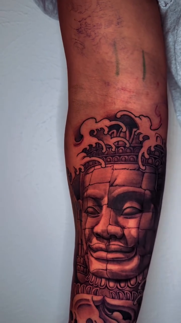 Tattoo by @mikeygraffiks — black_and_grey, realism