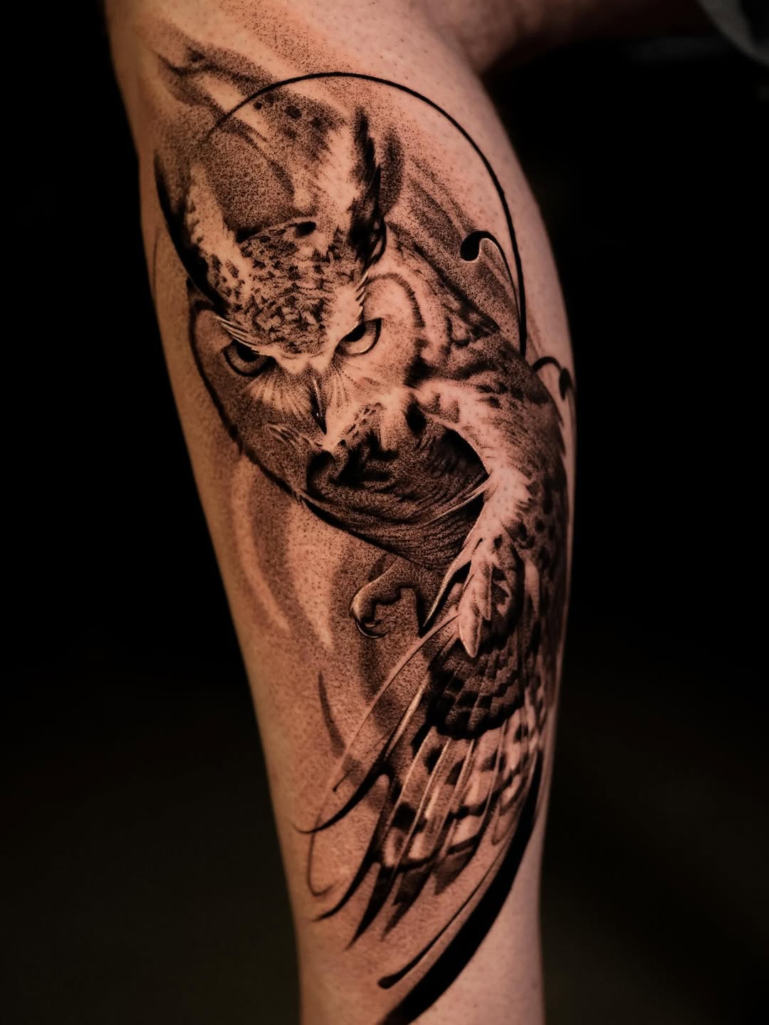 Tattoo by @nikitka.heretic — black_and_grey, realism