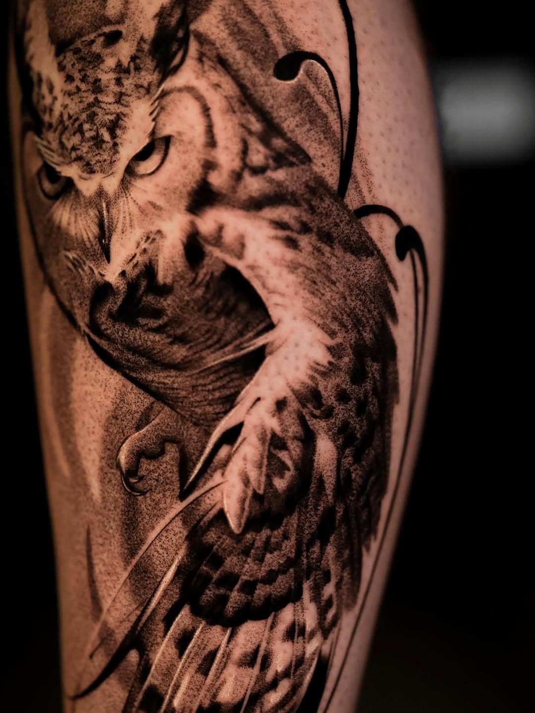 Tattoo by @nikitka.heretic — realism, black_and_grey