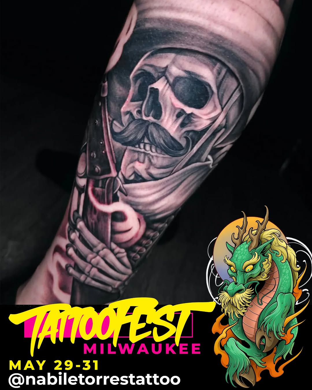 Tattoo by @nabiletorrestattoo — black_and_grey, realism