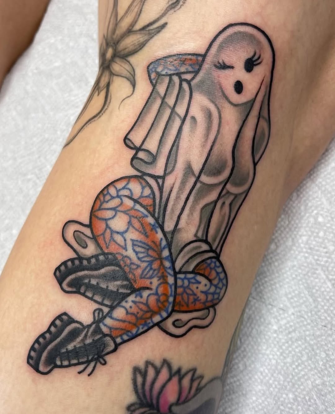 Tattoo by @ginnymarietattoos — american_traditional, new_school