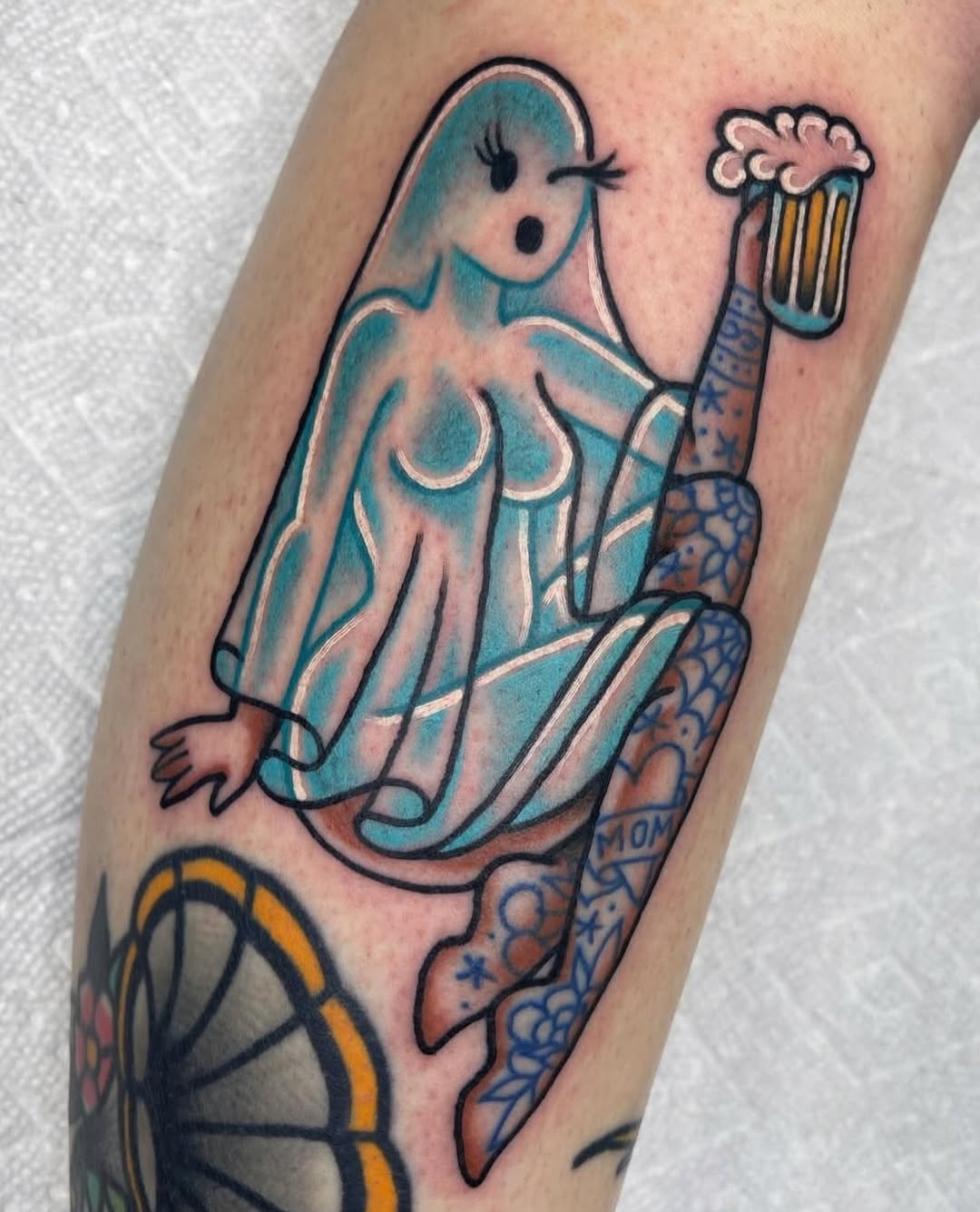 Tattoo by @ginnymarietattoos — american_traditional, new_school