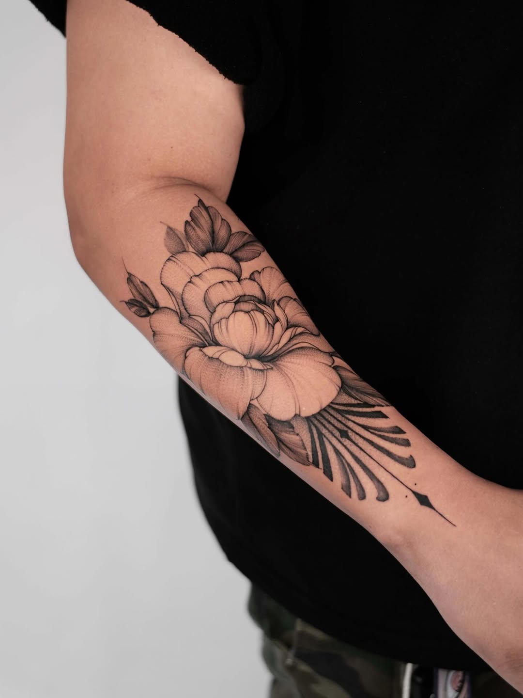 Tattoo by @tattoo.protsenko — black_and_grey, fine_line