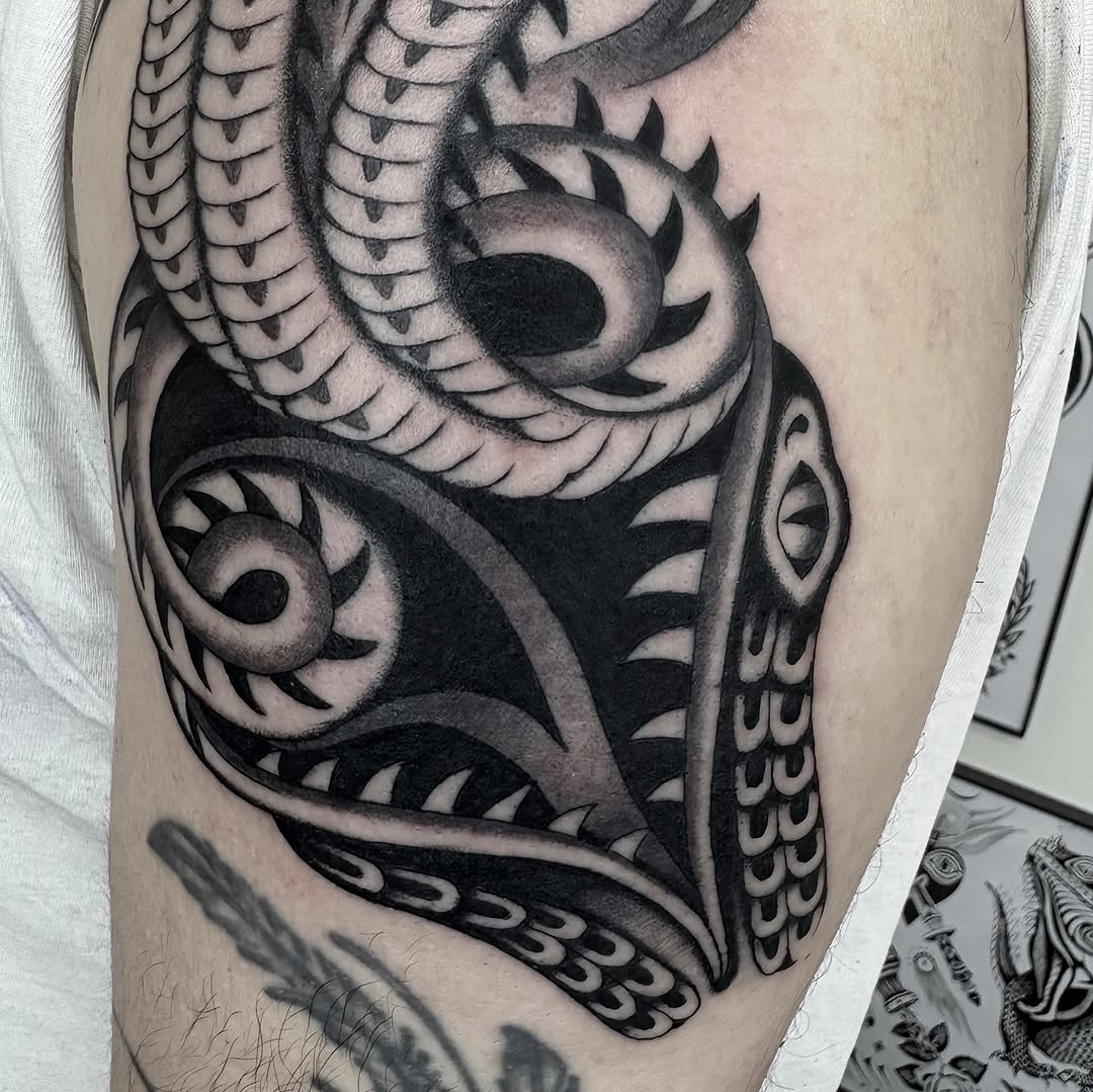 Tattoo by @evan.adtt — japanese_irezumi, black_and_grey
