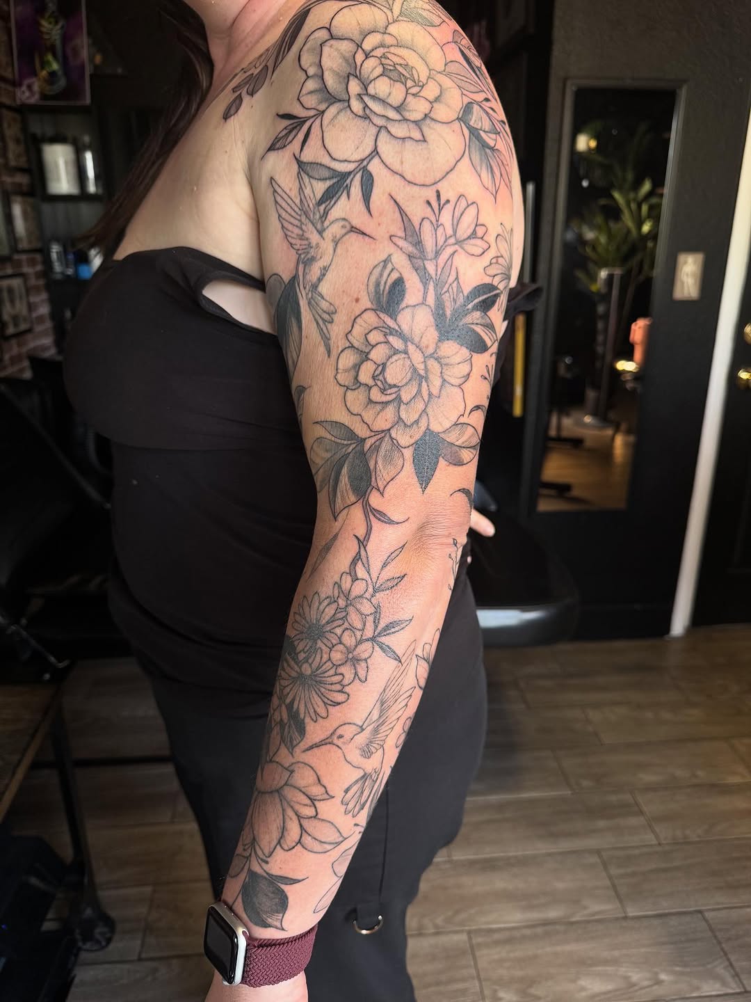 Tattoo by @mikailastattoos — black_and_grey