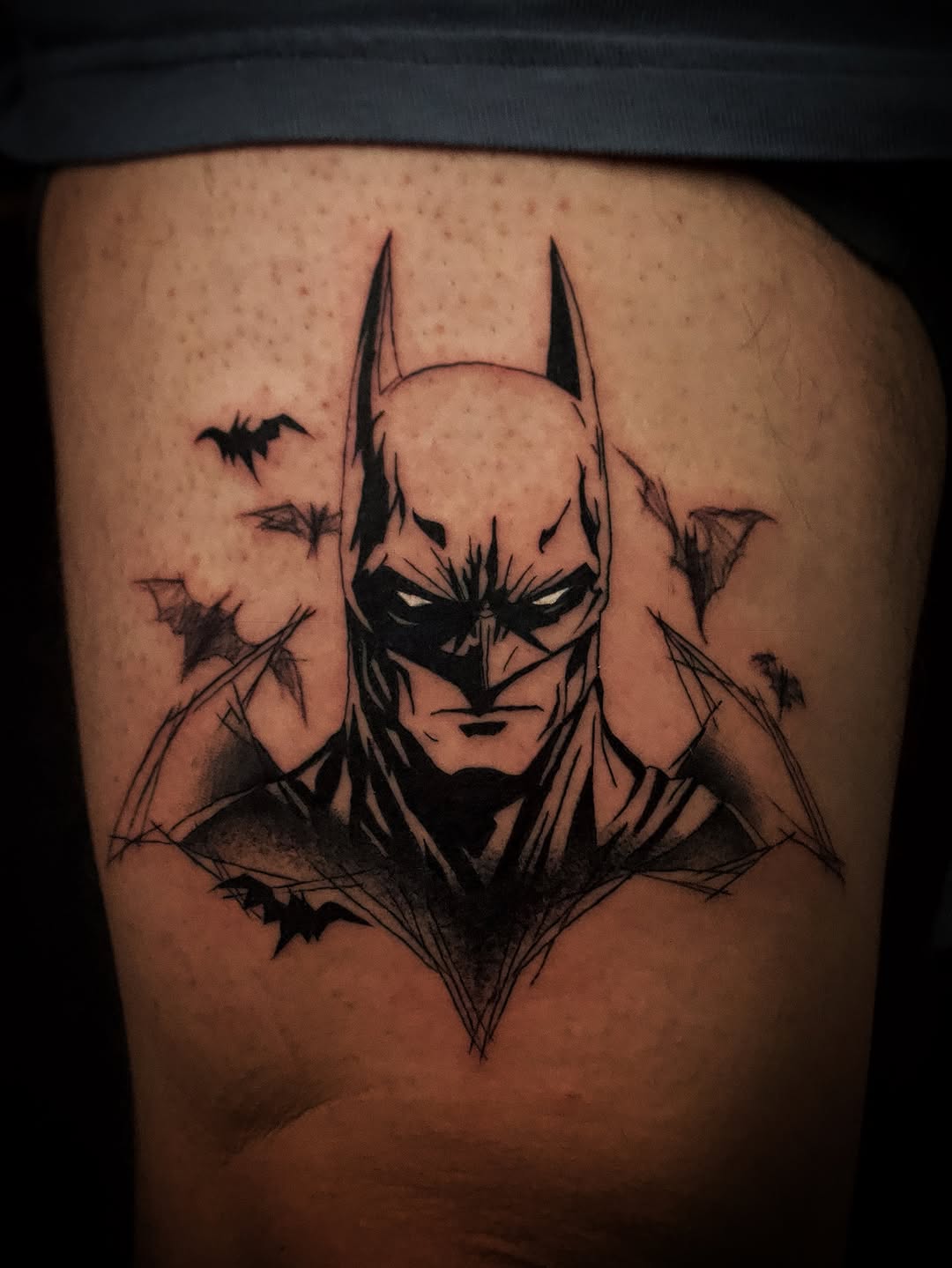 Tattoo by @kan.artistt — black_and_grey