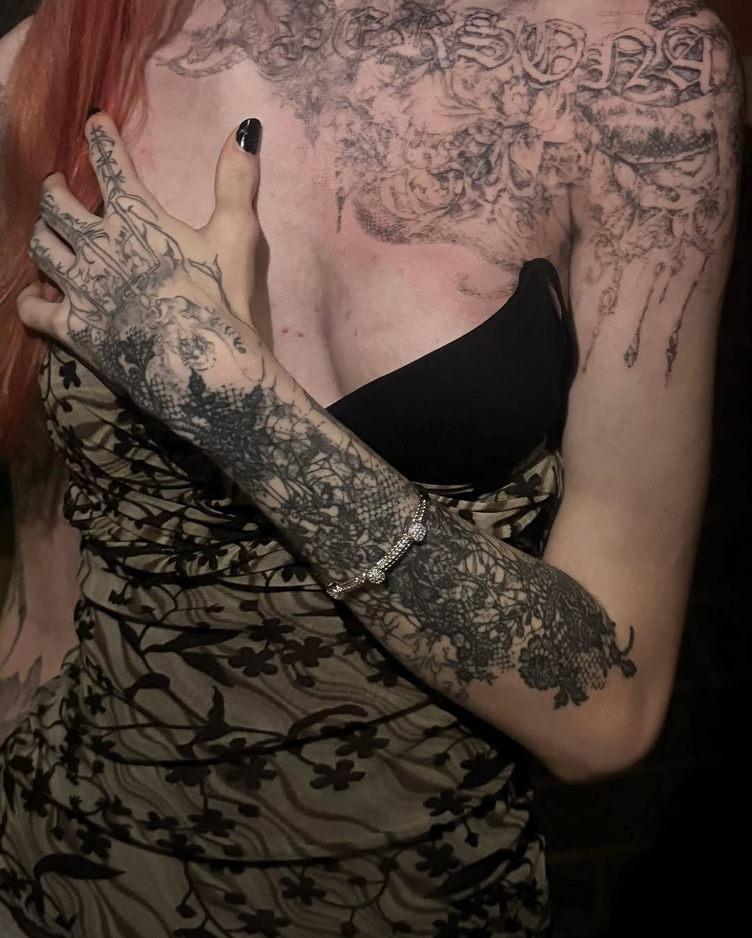 Tattoo by @miserymilkshake — blackwork, illustrative