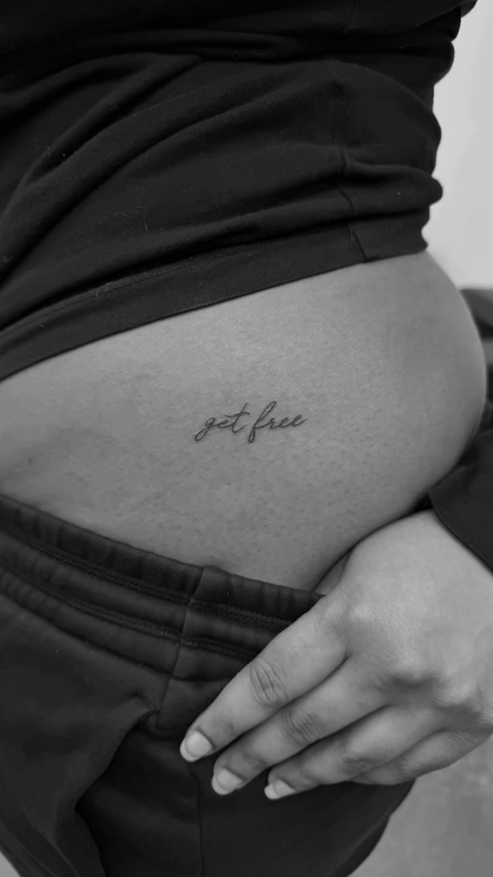 Tattoo by @lina_valentina — fine_line, lettering_script