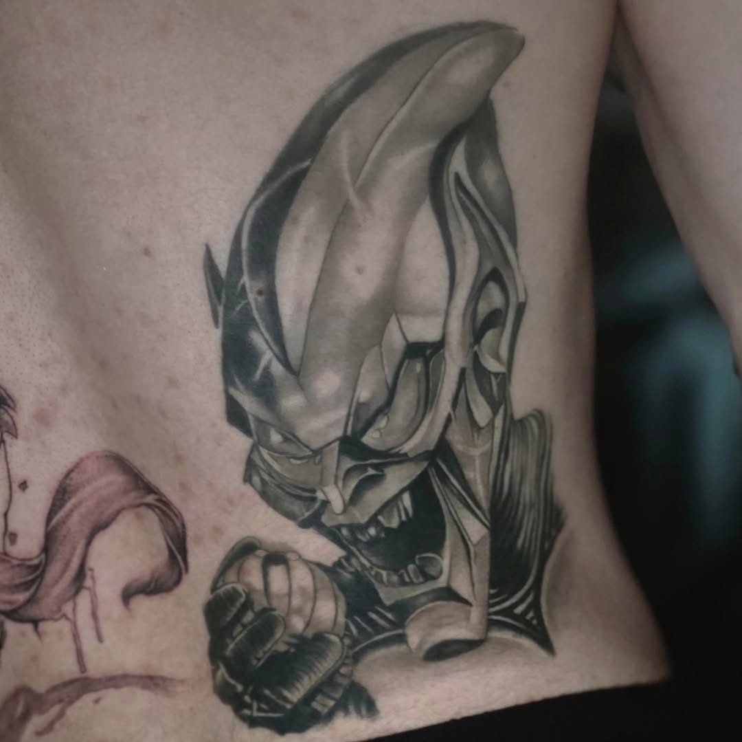Tattoo by @moosetatts — realism, black_and_grey