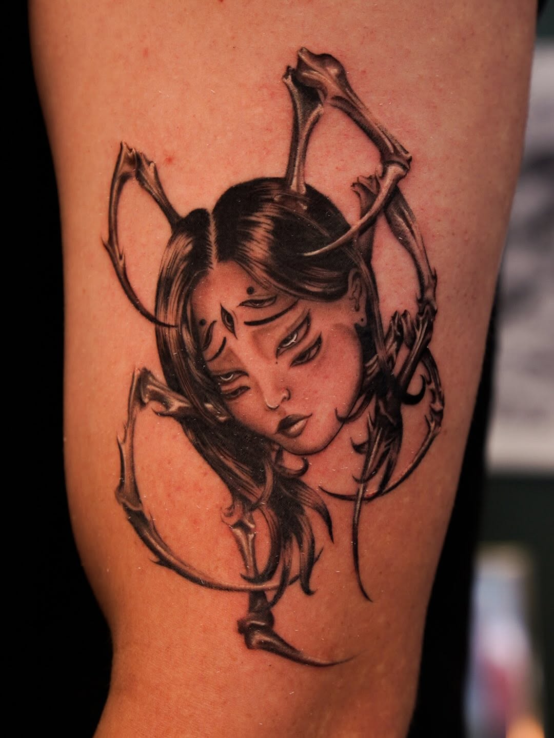Tattoo by @nickilyen — dark_realism