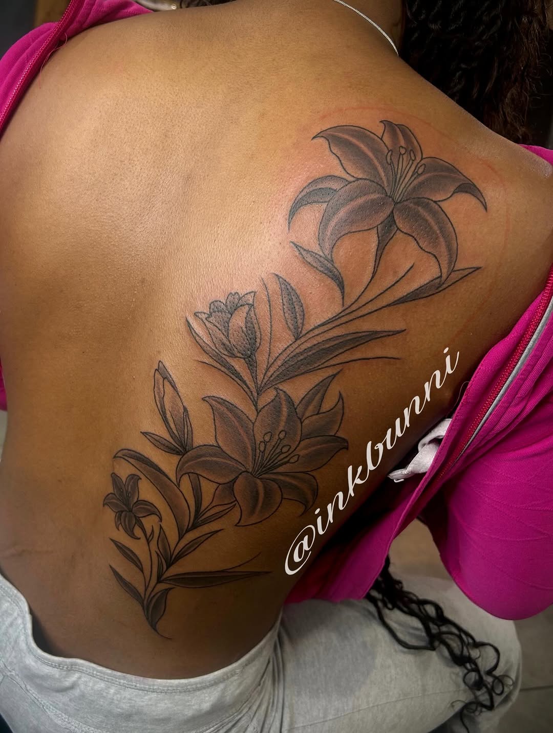 Tattoo by @inkbunni — black_and_grey
