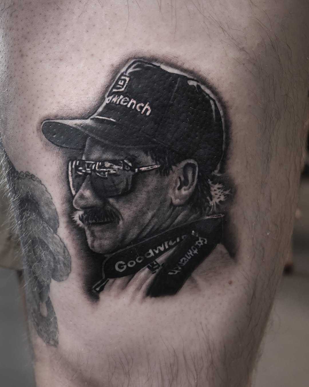 Tattoo by @blakeowenstattoos โ realism, black_and_grey