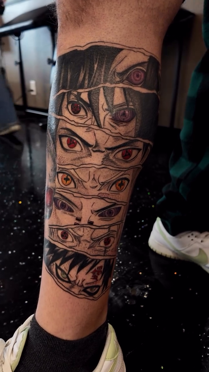 Tattoo by @kylegiffen — anime