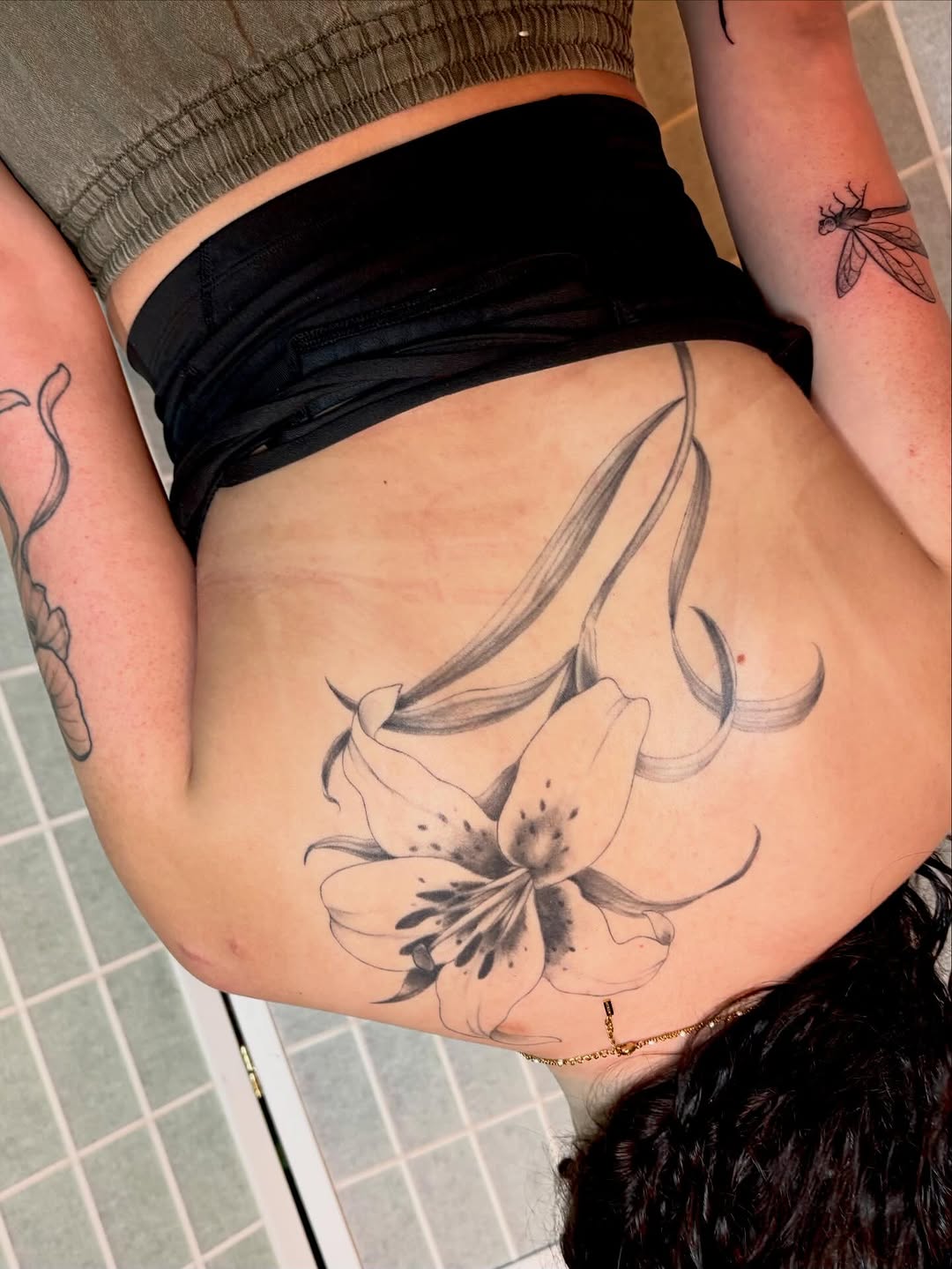 Tattoo by @leahleinani.tattoos — black_and_grey