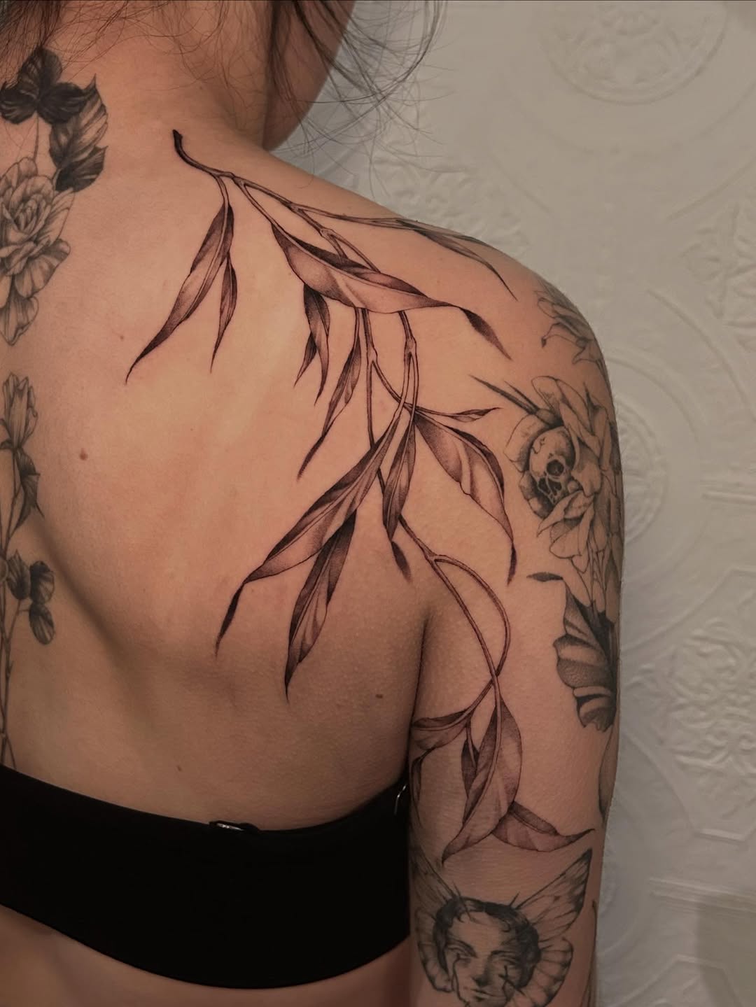 Tattoo by @mae.tattoo — illustrative, black_and_grey