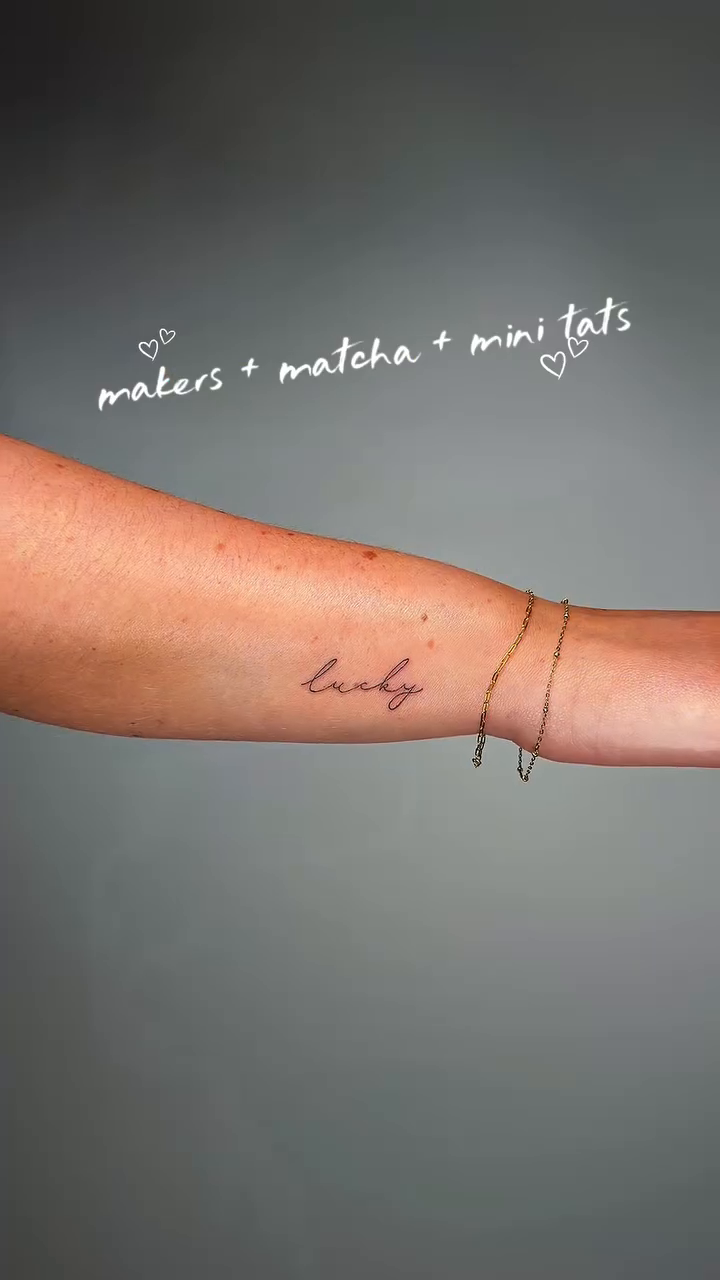 Tattoo by @rachelle.inks โ fine_line, minimalist