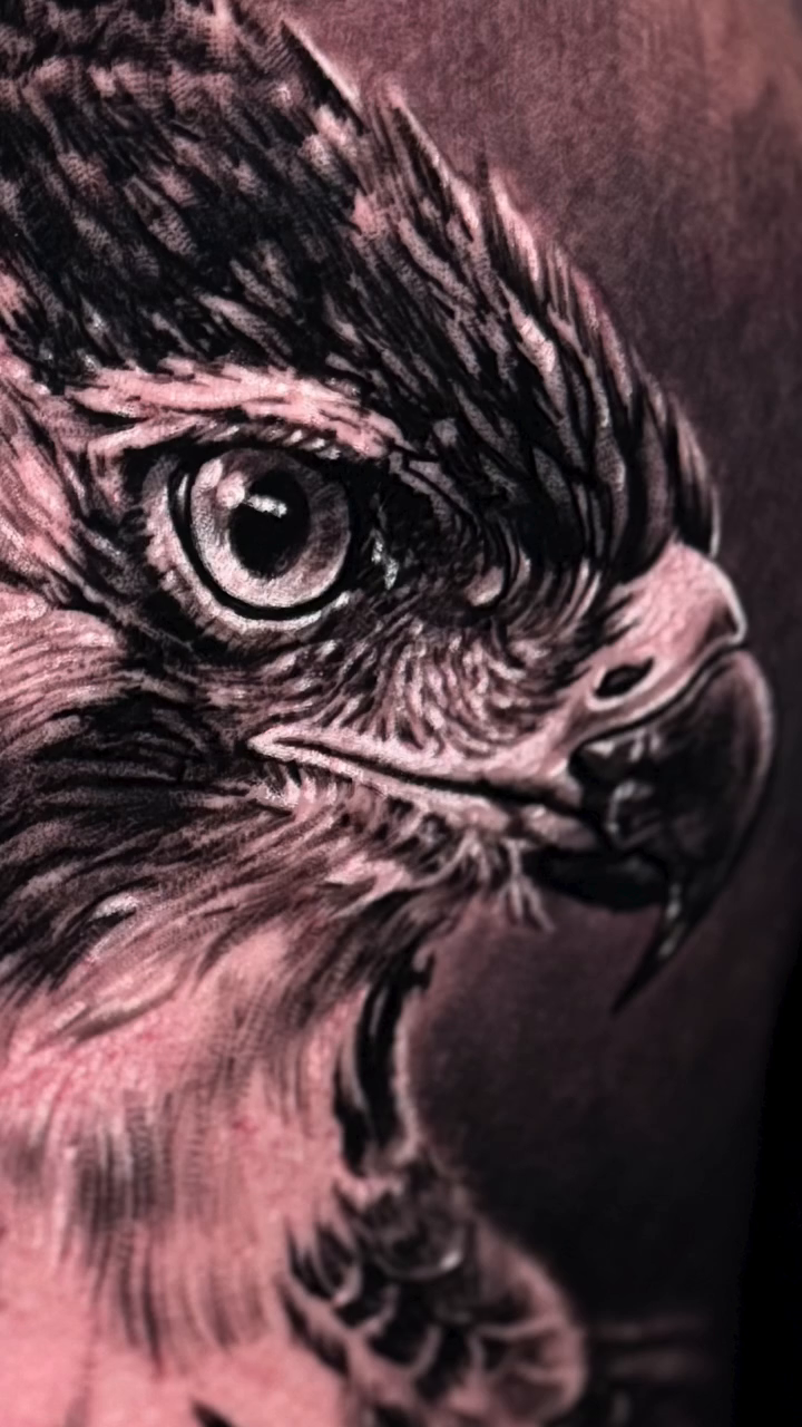 Tattoo by @tat2va — realism, black_and_grey