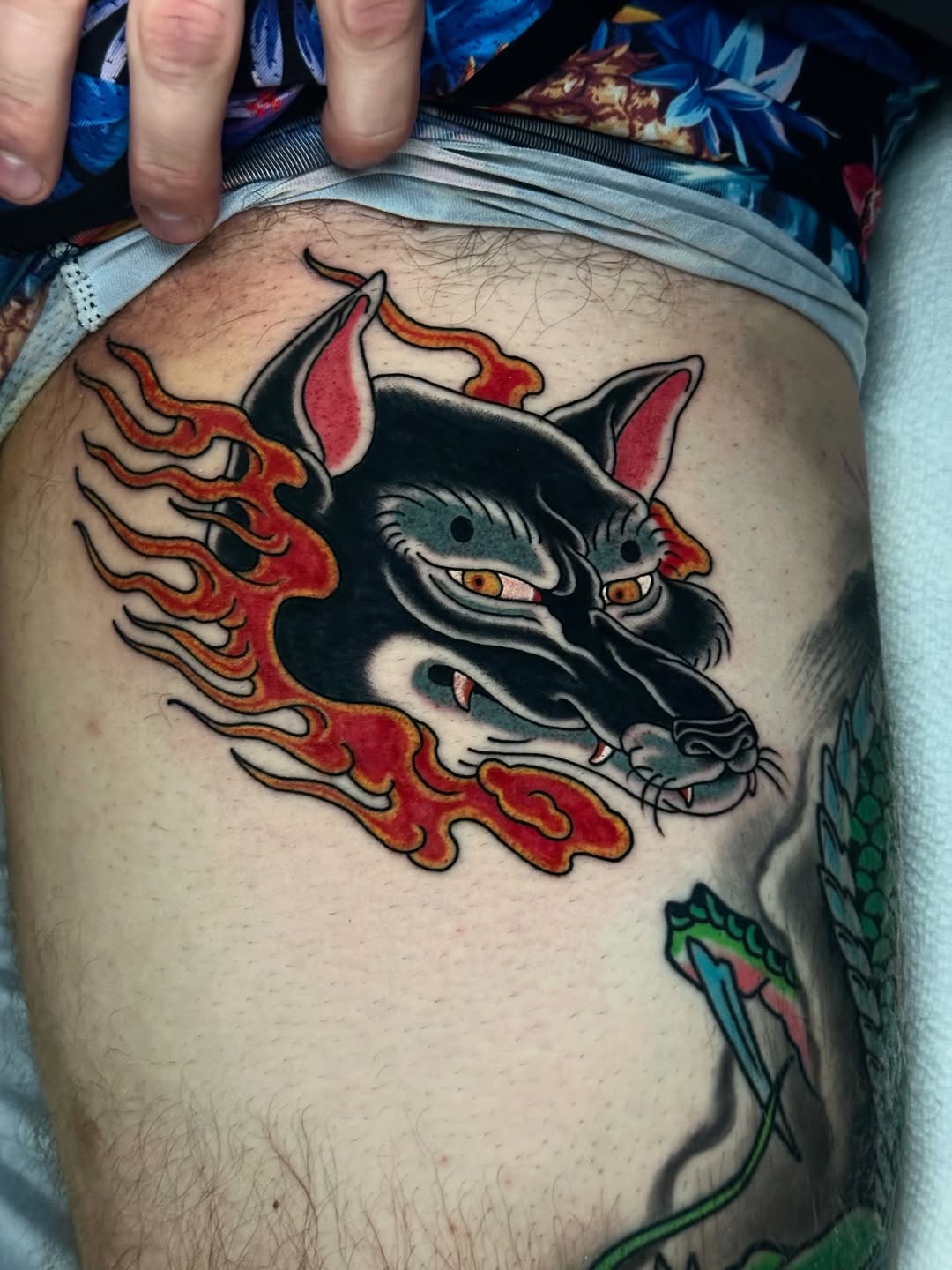 Tattoo by @sevenstattoos β american_traditional, japanese_irezumi